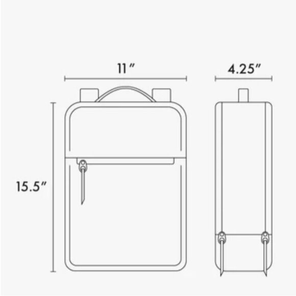 Calpak Kaya 15 inch Laptop Backpack in Black - Picture 12 of 12